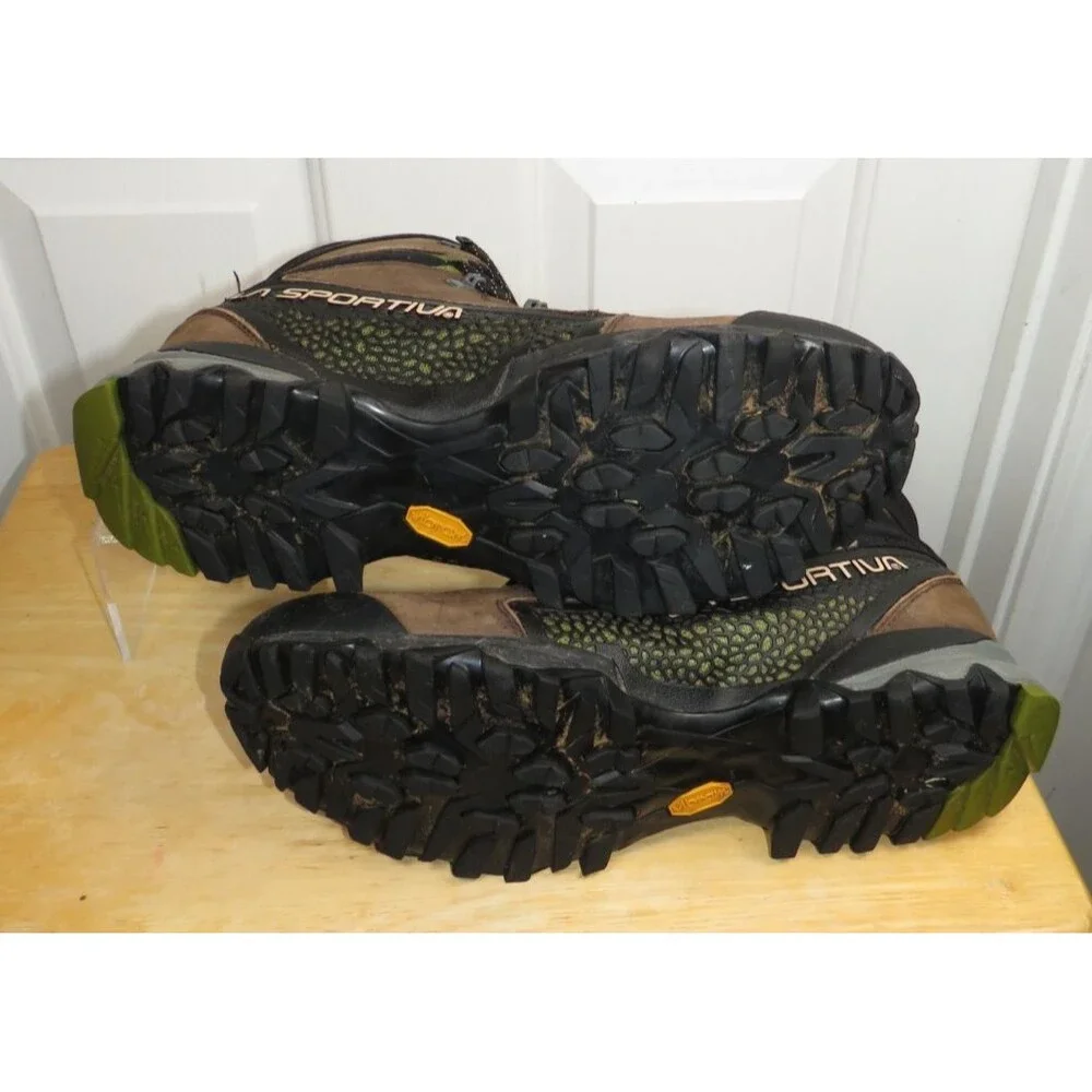 La Sportiva Nucleo High GTX Hiking Boots Mens 12 Brown Leather